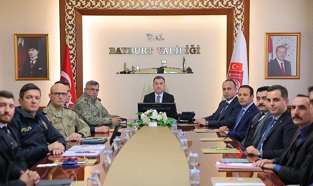Bayburt&#039;un terör ve asayiş konuları toplantıda görüşüldü