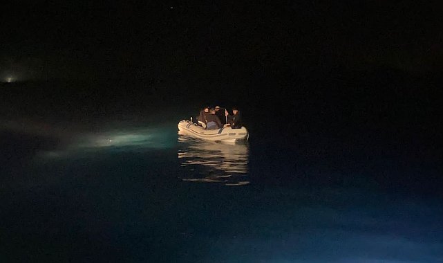 Bodrum'da 8 düzensiz göçmen yakalandı