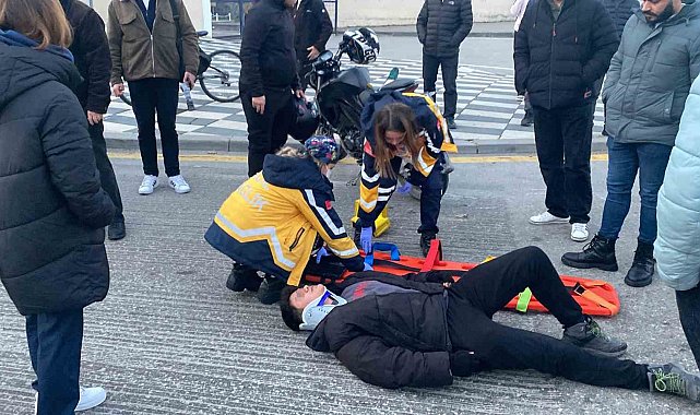 Bolu'da motosiklet otomobille çarpıştı: 1 yaralı