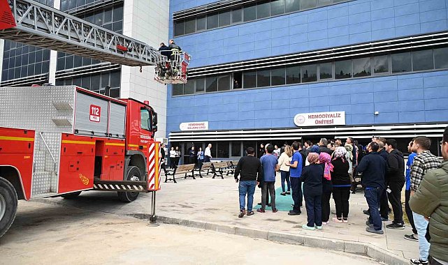 Bozüyük Belediyesi İtfaiyesi'nden hastane personeline yangın eğitimi