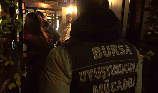 Bursa polisinden gece mekanlarına "şok" baskın