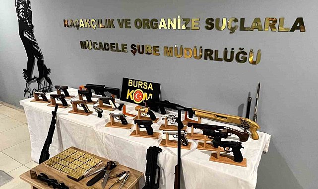 Bursa'da yasa dışı silah imalatı operasyonu: 2 tutuklu