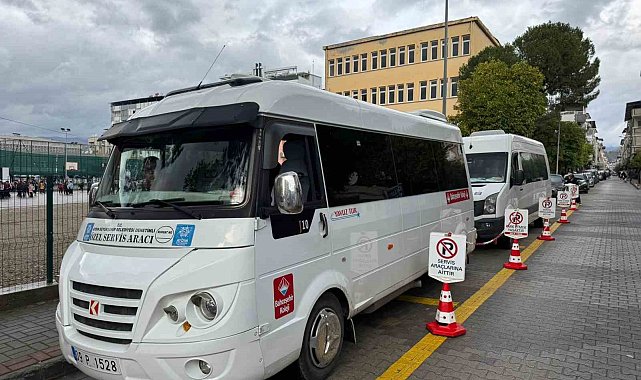 Büyükşehirden okul servislerini rahatlatan çalışma