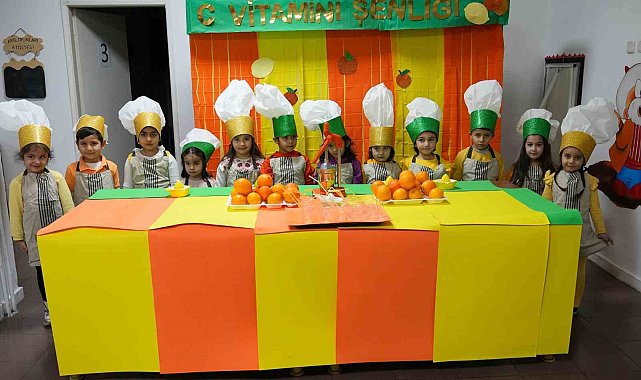 C Vitamini Şenliği'nde minikler eğlenceli anlar yaşadı