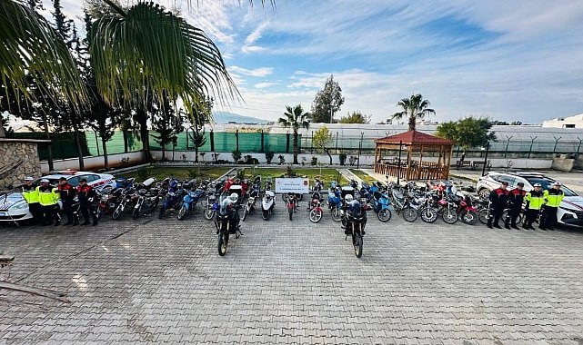 Çaldıkları motosikletin şase numarasını kazımışlar