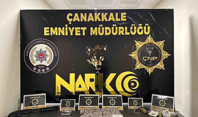 Çanakkale'de uyuşturucu operasyonuna 3 tutuklama