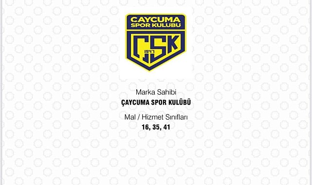 Çaycuma Spor Kulübü'ne Tarihi Başarı, Marka Tescil Belgesi Alındı