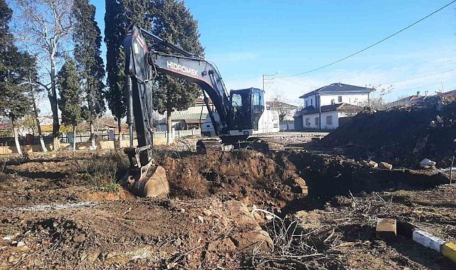 Çorlu'da yıkılan Türkgücü İlkokulu'nun yapımına başlandı