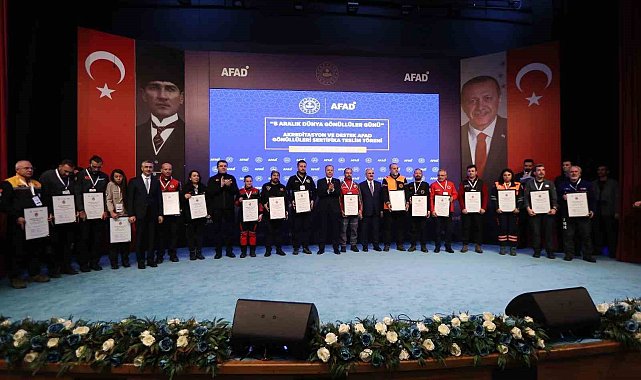 DAKE Bakan Yerlikaya'dan akreditasyon belgesini aldı