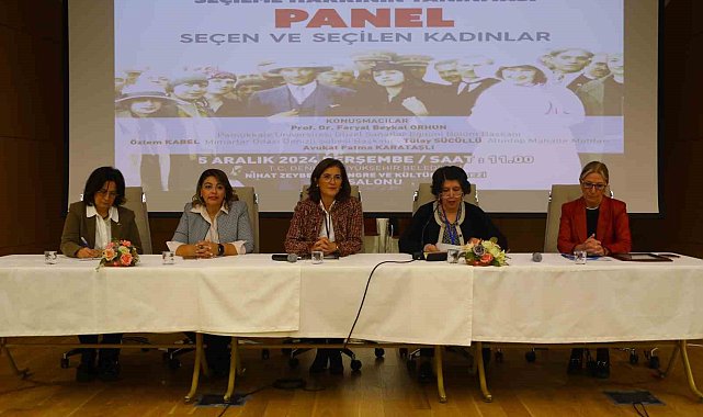 Denizli Kadın Meclisinden 'Seçen ve Seçilen Kadınlar' paneli