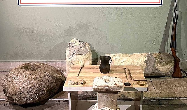 Denizli'de Bizans ve Roma dönemine ait çok sayıda tarihi eser ele geçirildi