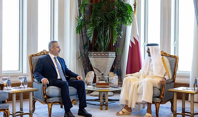 Dışişleri Bakanı Fidan, Katar Emiri Al Thani ile görüştü