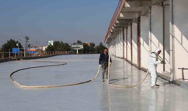 Diyarbakır'da deprem sonrası yapılarda su yalıtımı polyuera tercih edilmeye başlandı