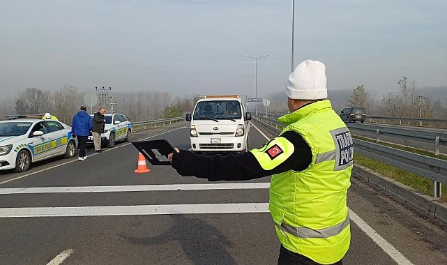 Düzce'de 147 araç trafikten men edildi