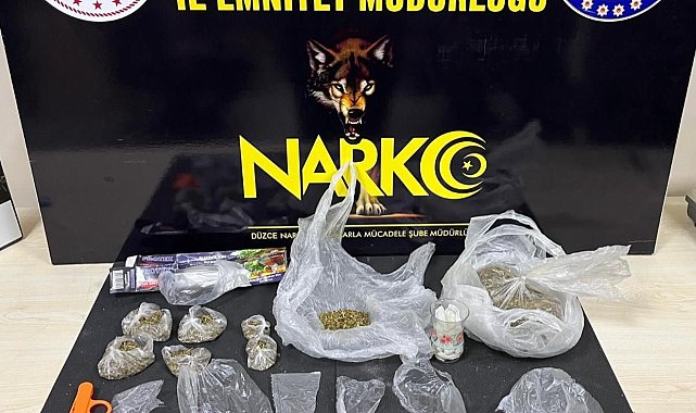 Düzce'de uyuşturucu satıcısı tutuklandı