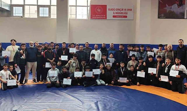 Elazığ'da basketbol ve güreş müsabakaları tamamlandı