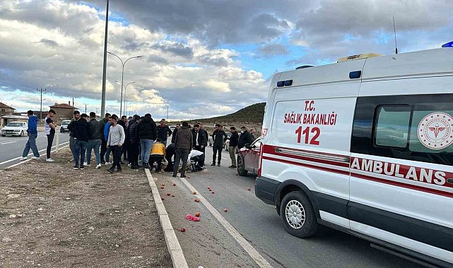 Emet'te otomobilin çarptığı yaşlı adam ağır yaralandı