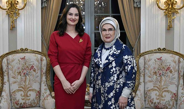 Emine Erdoğan, Karadağ Cumhurbaşkanı'nın eşi Milena Milatoviç ile bir araya geldi