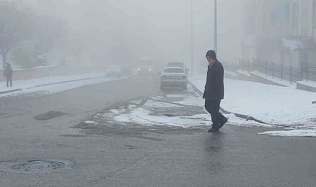 Erzurum sis ve kara teslim oldu