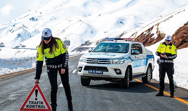 Erzurum&#039;da 10 ayda bin 579 trafik kazası