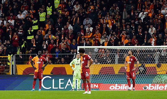 Galatasaray bu sezon ligde 2. kez berabere kaldı
