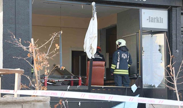Gaz sıkışması sonrası iş yerinde patlama: 1 yaralı