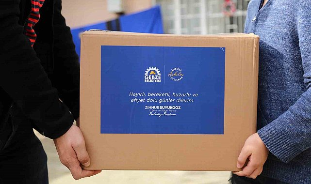 Gebze'de 44 bin kişiye yardım dağıtıldı