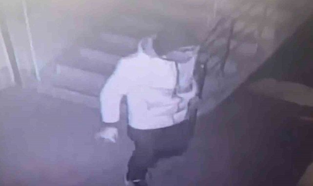 Güvenlik kamerasına yakalanan hırsız tutuklandı