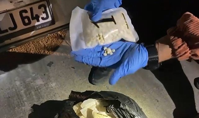 Hatay'da 1 milyon 120 bin adet captagon hap ele geçirildi