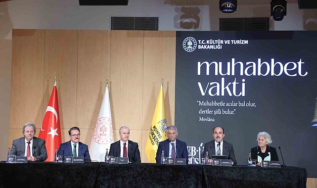 Hazreti Mevlana'nın 751. Vuslat Yıl Dönümü Uluslararası Anma Törenlerinin tanıtım toplantısı yapıldı