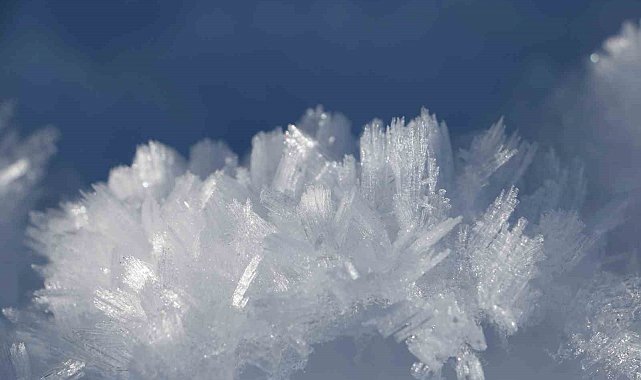 Ilgaz Dağı'nda 'kristal kar' şöleni