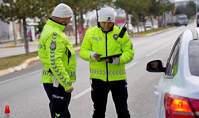 Isparta'da trafik denetimi