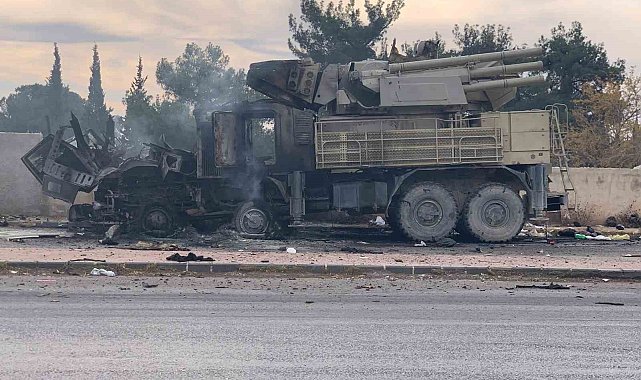 İsrail'in Suriye'de imha ettiği hava savunma sistemleri görüntülendi