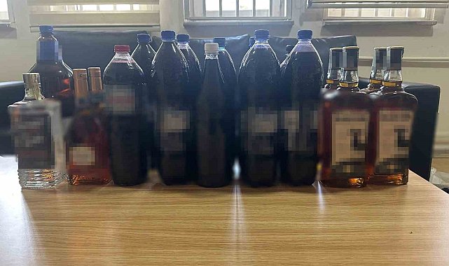 İstanbul'da 149 litre sahte alkol ele geçirildi