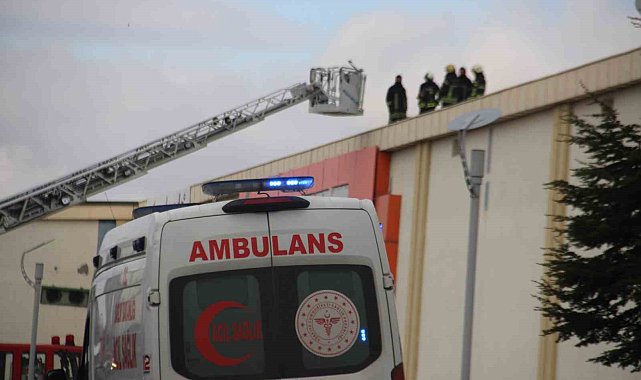 İşyerinde çıkan yangın söndürüldü
