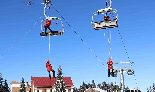 JAK timleri Ilgaz Kayak Merkezi'ndeki hazırlıklarını tamamladı