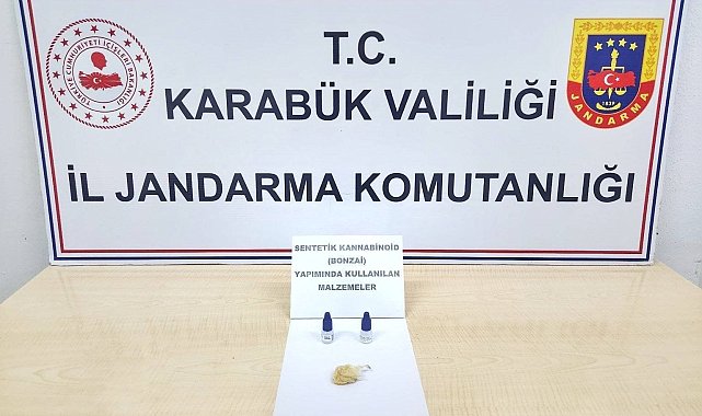 Karabük'te uyuşturucu operasyonu: 1 gözaltı