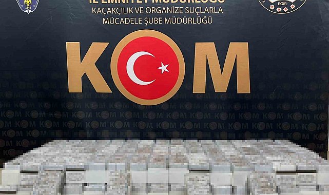 Kastamonu'da 29 bin 900 adet doldurulmuş makaron ele geçirildi