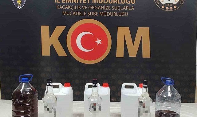 Kastamonu'da sahte alkol operasyonu: 1 gözaltı