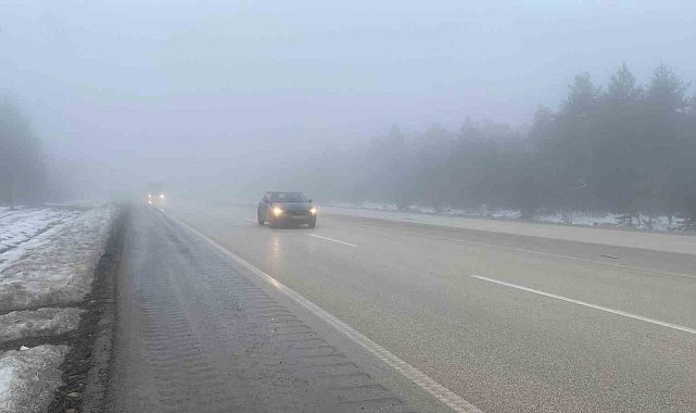 Kastamonu'da sis etkili oluyor