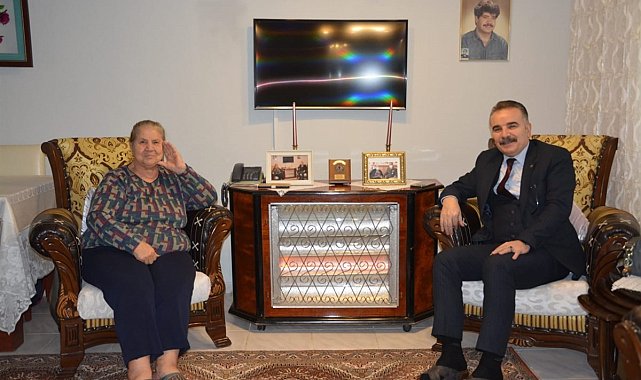 Kaymakam Odabaş, şehit ve gazi ailelerini ziyaret etmeye devam ediyor