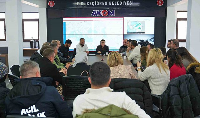 Keçiören&#039;de muhtemel afetlere gönüllü hazırlık