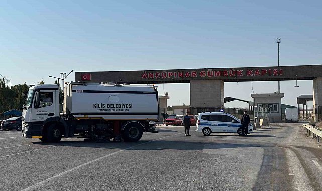Kilis Belediyesi'nden Öncüpınar'da temizlik çalışması