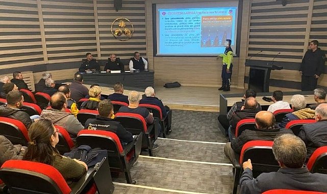 Kırka Eti Maden İşletmesinde görevli sürücülere eğitim
