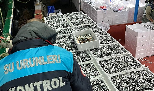 Kırklareli'nde balıkçılara kota denetlemesi