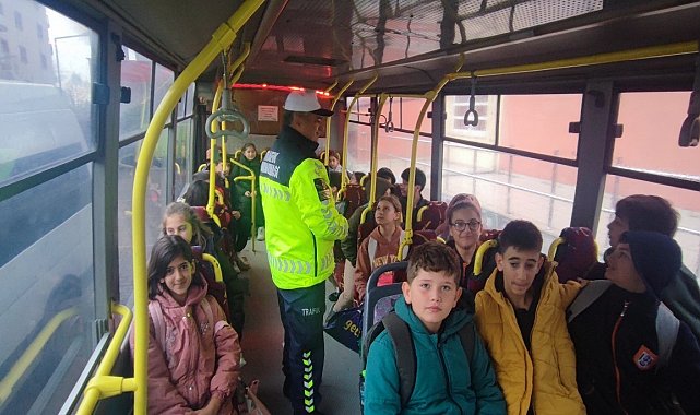 Kırklareli'nde okul servisleri denetlendi