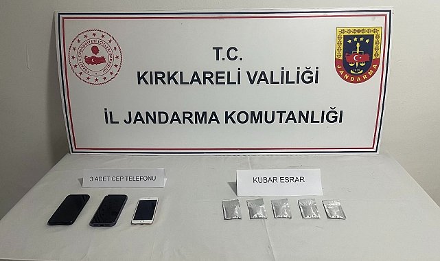 Kırklareli'nde uyuşturucu operasyonu: 5 gözaltı