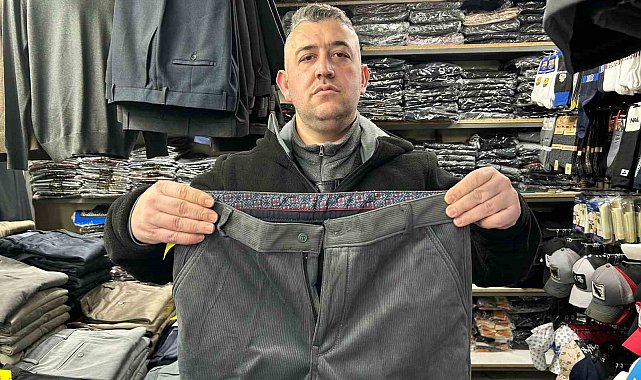 Kış aylarında ısınmak isteyen vatandaşlar çözümü kadife pantolonda buluyor