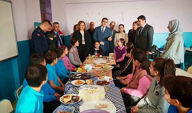 Köy okulundan yerli malı haftası etkinliği