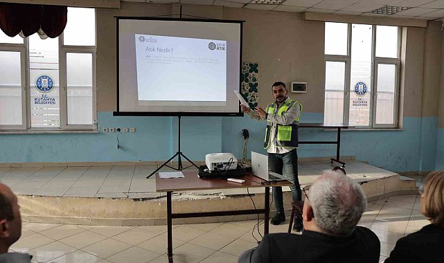 Kütahya Belediyesi'nden afet ve sıfır atık eğitimleri